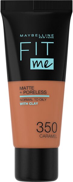 Maybelline New York Fit Me! Matte + Poreless Make-Up 350 Caramel Foundation (flüssig) 30ml von Maybelline