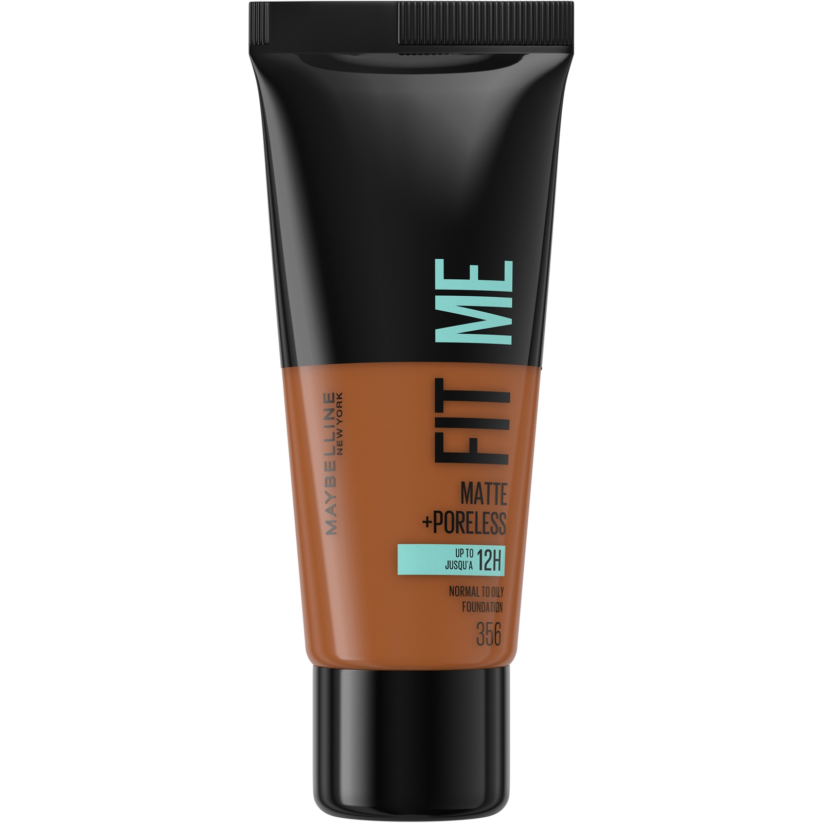 Maybelline Fit Me! Matte and Poreless Foundation 30 ml (verschiedene Farbtöne) - 356 Warm Coconut von Maybelline