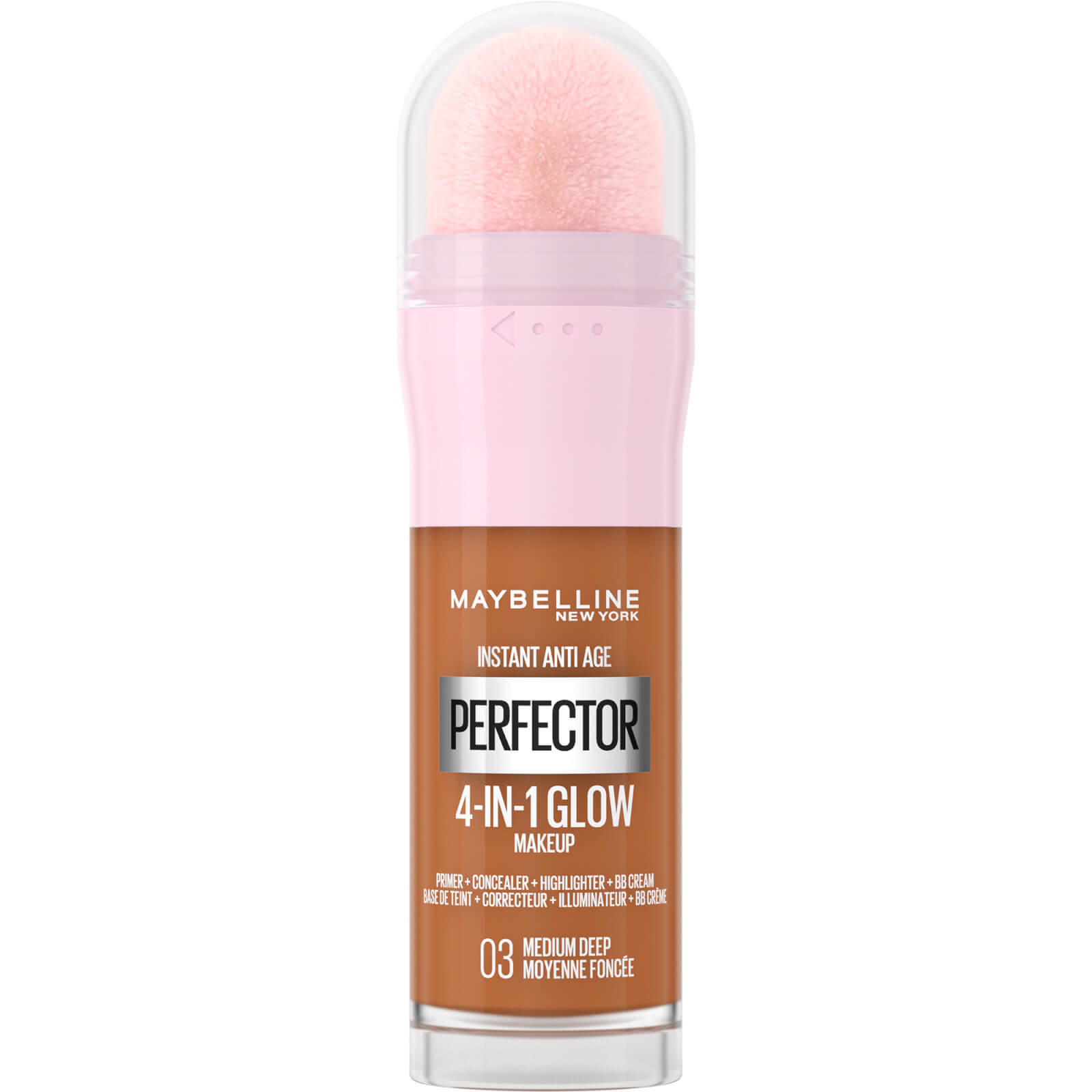 Maybelline Instant Anti Age Perfector 4-in-1 Glow Primer, Concealer, Highlighter, BB Cream 20ml (Various Shades) - Medium Deep von Maybelline