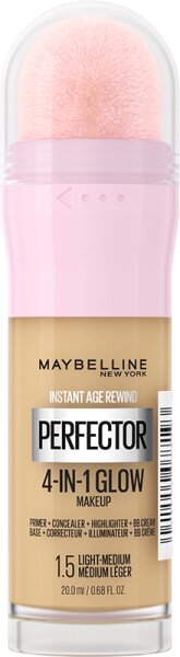 Maybelline New York Instant Perfector Glow 4-in-1 Make-Up 1.5 Light Medium Foundation (flüssig) 20ml Maybelline New York Instant Perfector Glow 4-in-1 Make-Up 1.5 Light Medium Foundation (flüssig) 20ml von Maybelline