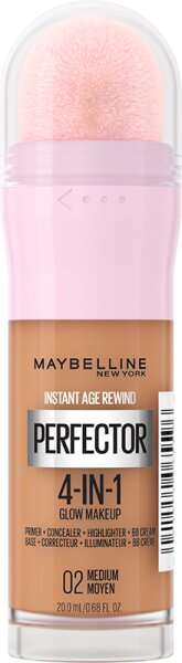 Maybelline New York Instant Perfector Glow 4-in-1 Make-Up 02 Medium Foundation (flüssig) 20ml von Maybelline