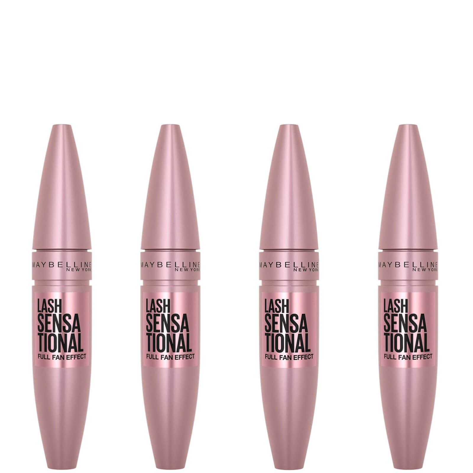 Maybelline Lash Sensational Volumising and Thickening Eyelash Lengthening Mascara - 01 Very Black (Pack of 4) von Maybelline