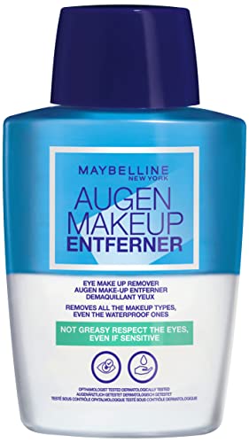 Maybelline New York Augen Make-Up Entferner, Auch für wasserfestes Make Up von Maybelline