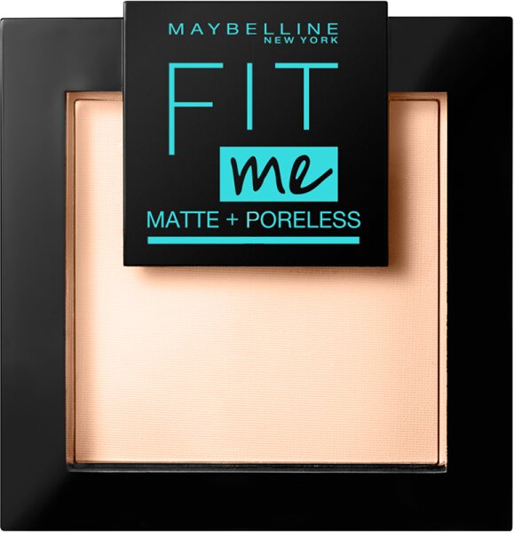 Maybelline Fit Me! Matte + Poreless Puder Nr. 100 Warm Ivory Puder 9g von Maybelline