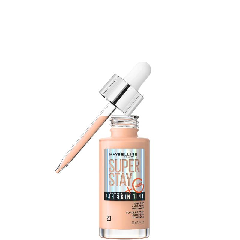 Maybelline Super Stay up to 24H Skin Tint Foundation + Vitamin C 30ml (Various Shades) - 20 von Maybelline