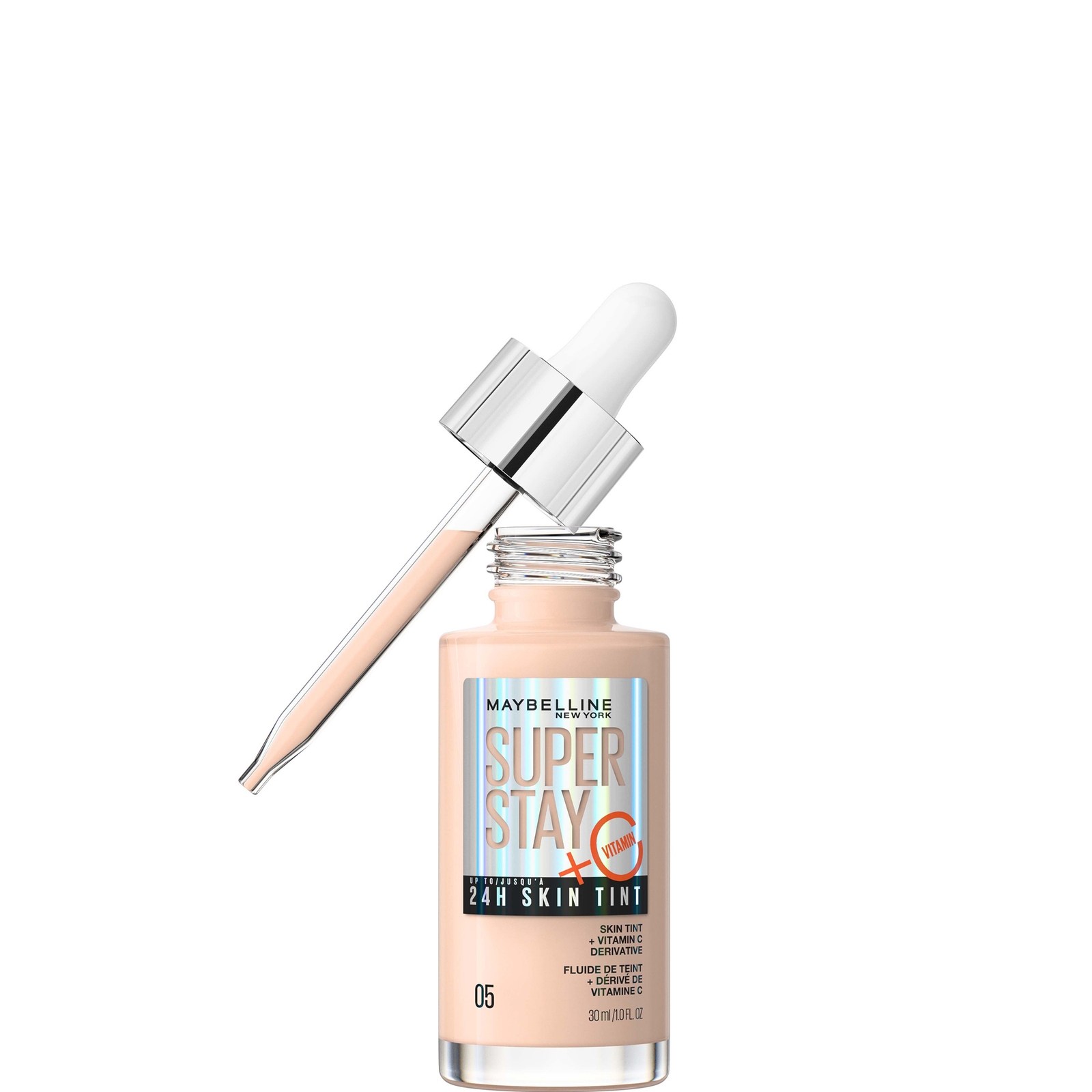 Maybelline Super Stay up to 24H Skin Tint Foundation + Vitamin C 30ml (Various Shades) - 5 von Maybelline
