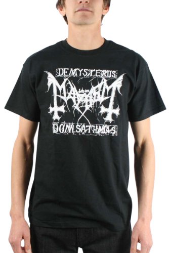 Mayhem - Herren-orthodoxen Black Metal T-Shirt in Schwarz, Large, Black von Mayhem