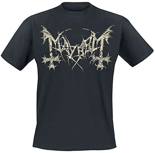 Mayhem No Love No Hate Männer T-Shirt schwarz XL 100% Baumwolle Band-Merch, Bands von Mayhem