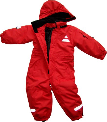 Maylynn Mini Softshell Schneeanzug Schneeoverall rot, Größe:104 von Maylynn Outdoor
