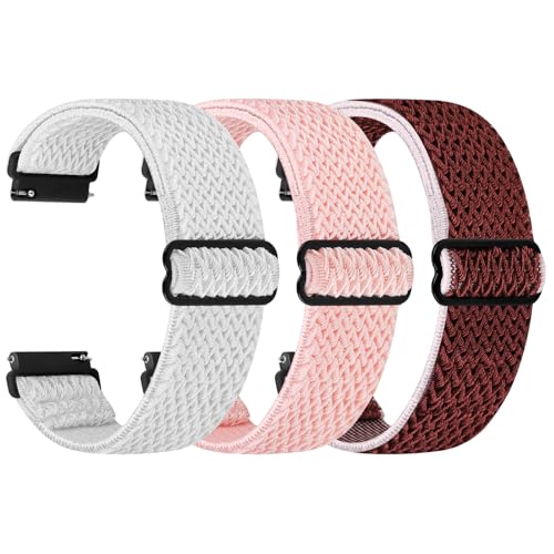 Mayoii 2 Stück geflochtene Uhrenarmbänder aus Nylon, 18 – 22 mm, Smartwatch-Armband mit gleichfarbiger Schnalle, weich, Schnellverschluss, Herren, Femm, 22mm, Nylon, Nein Mayoii 2 Stück geflochtene Uhrenarmbänder aus Nylon, 18 – 22 mm, Smartwatch-Armband mit gleichfarbiger Schnalle, weich, Schnellverschluss, Herren, Femm, 22mm, Nylon, Nein von Mayoii