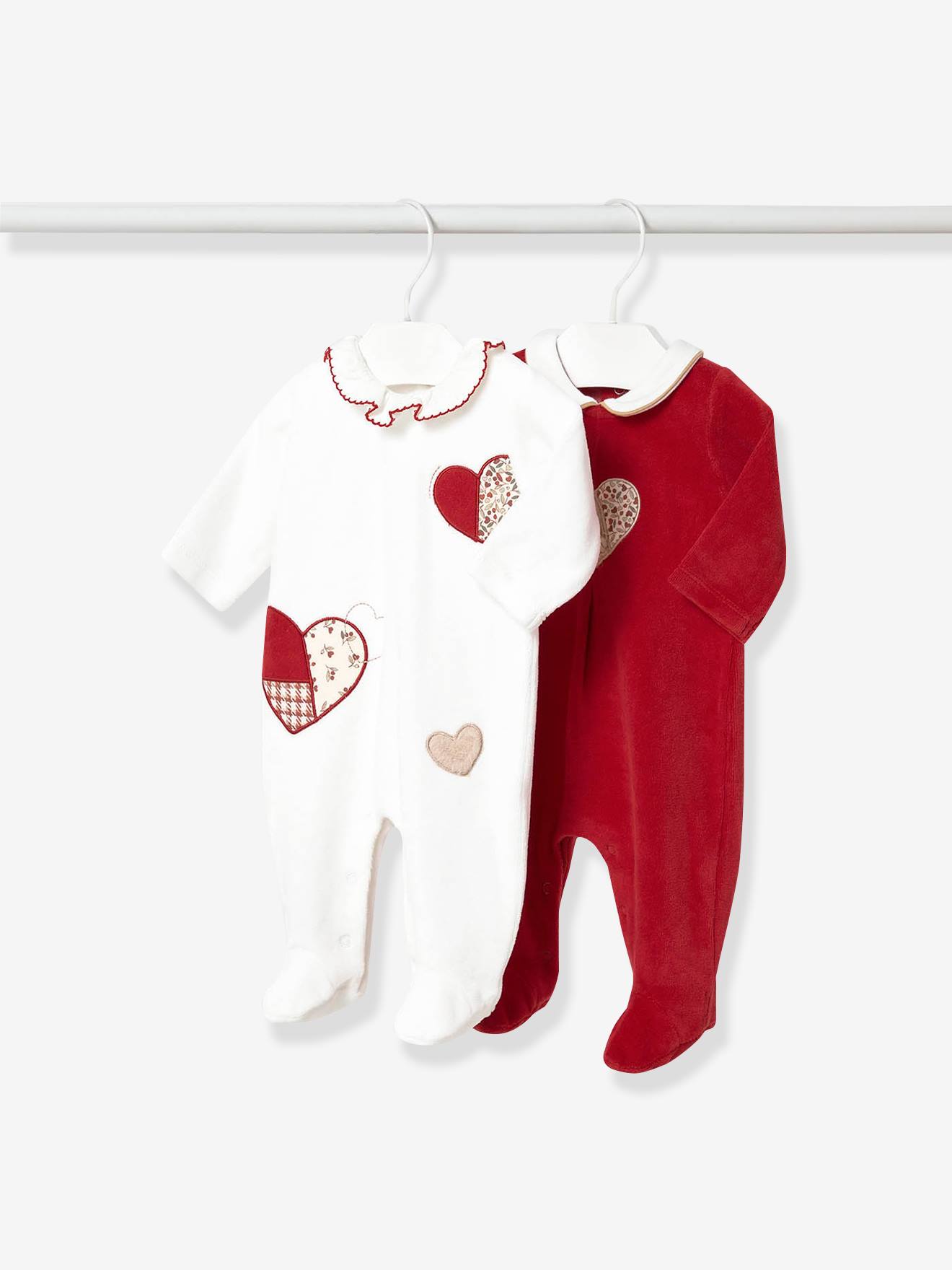 2er-Pack Baby Samt-Strampler Mayoral von Mayoral