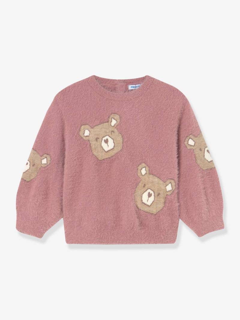 Flauschiger Mädchen Baby Pullover mit Teddys Mayoral von Mayoral