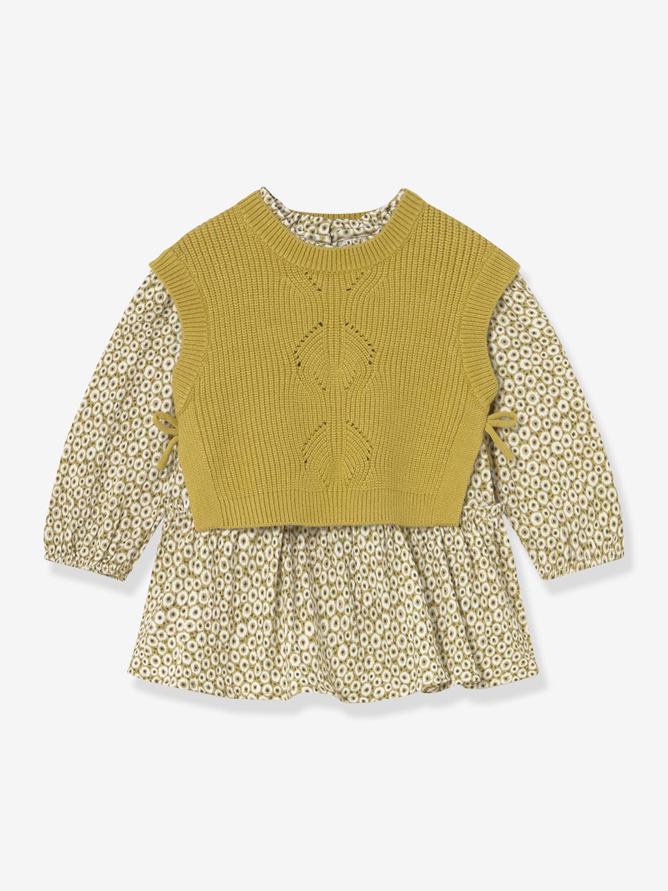 Mädchen Baby Blumenkleid mit Pullunder Mayoral von Mayoral