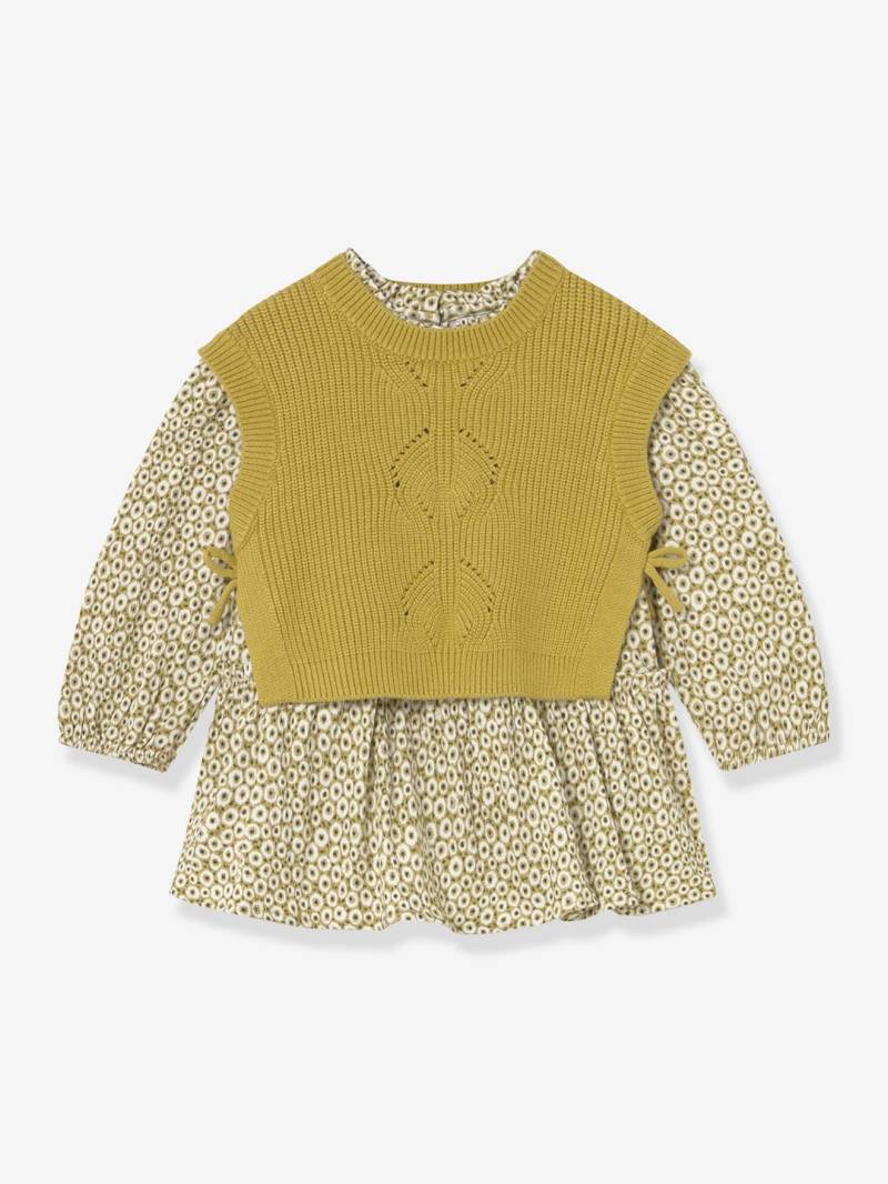 Mädchen Baby Blumenkleid mit Pullunder Mayoral von Mayoral