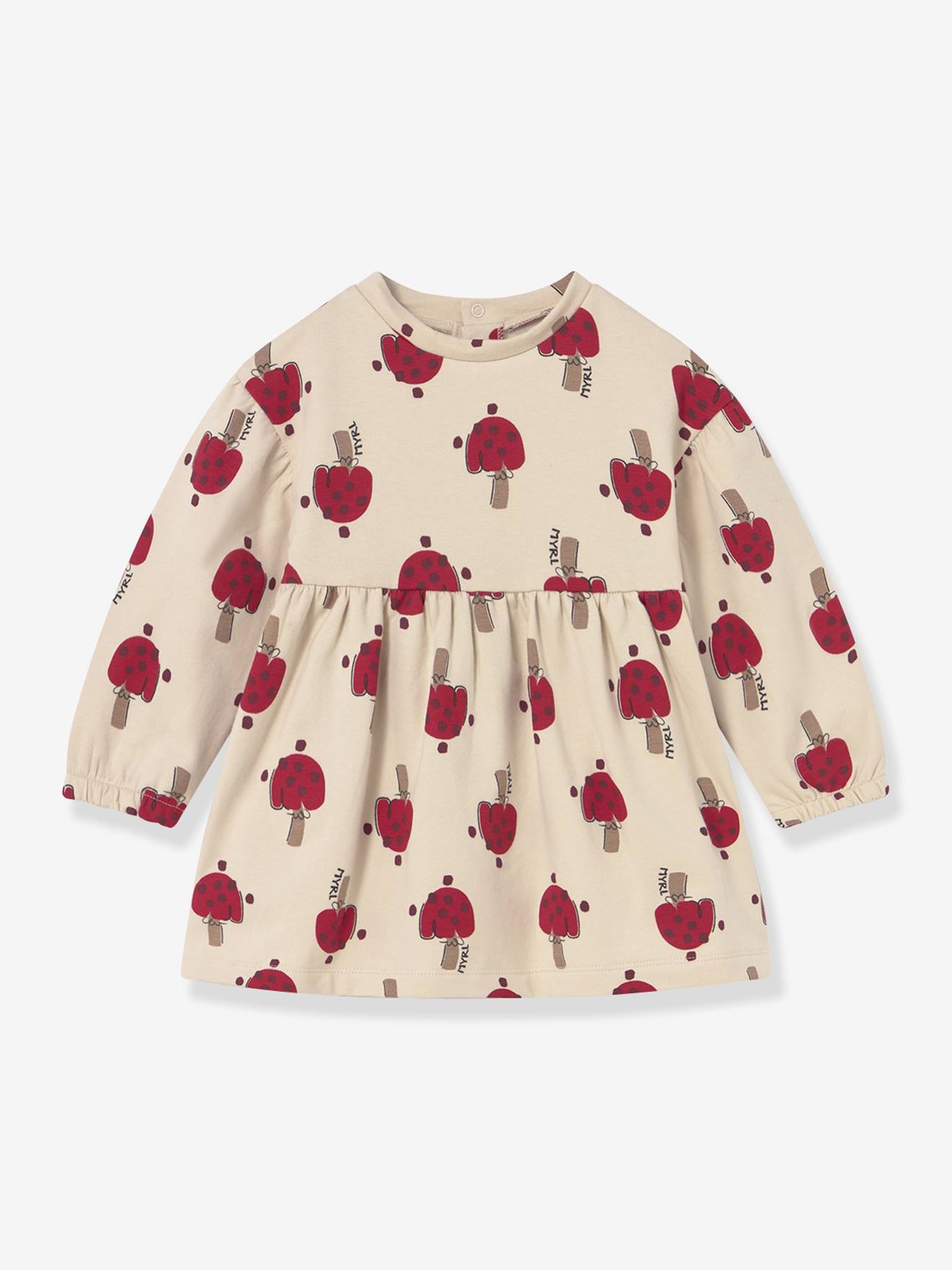Mädchen Baby Sweatkleid mit Pilzmuster Mayoral von Mayoral