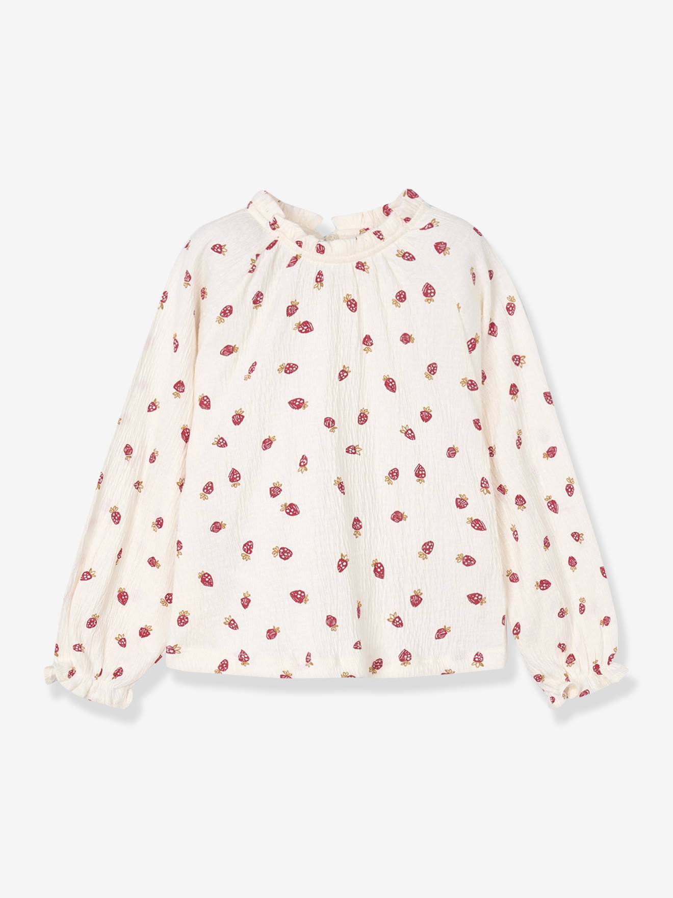 Mädchen Blusenshirt mit Erdbeermuster Mayoral von Mayoral
