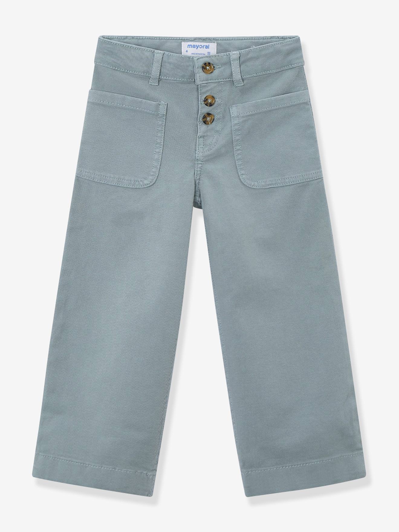 Mädchen Hose mit Knopfverschluss Mayoral salbei von Mayoral