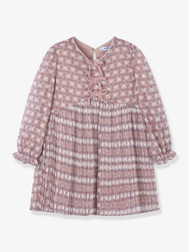 Mädchen Kleid mit Plisseerock Mayoral blush von Mayoral