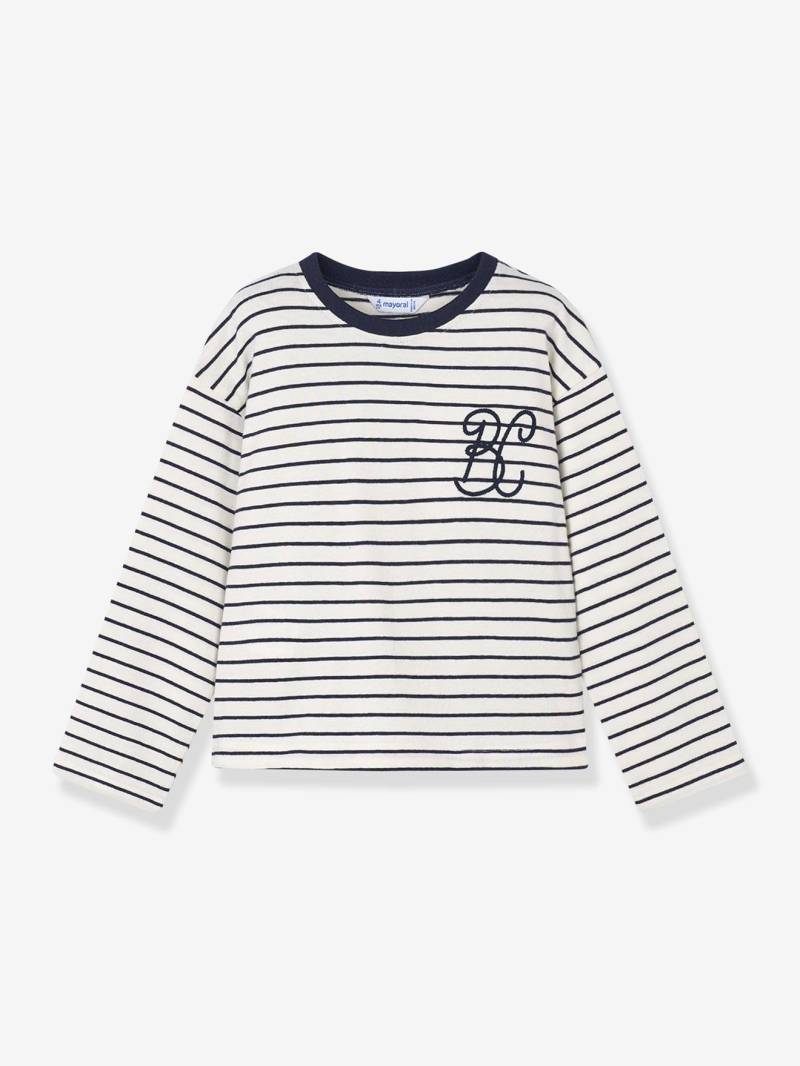 Mädchen Ringelshirt mit Stickerei Mayoral von Mayoral