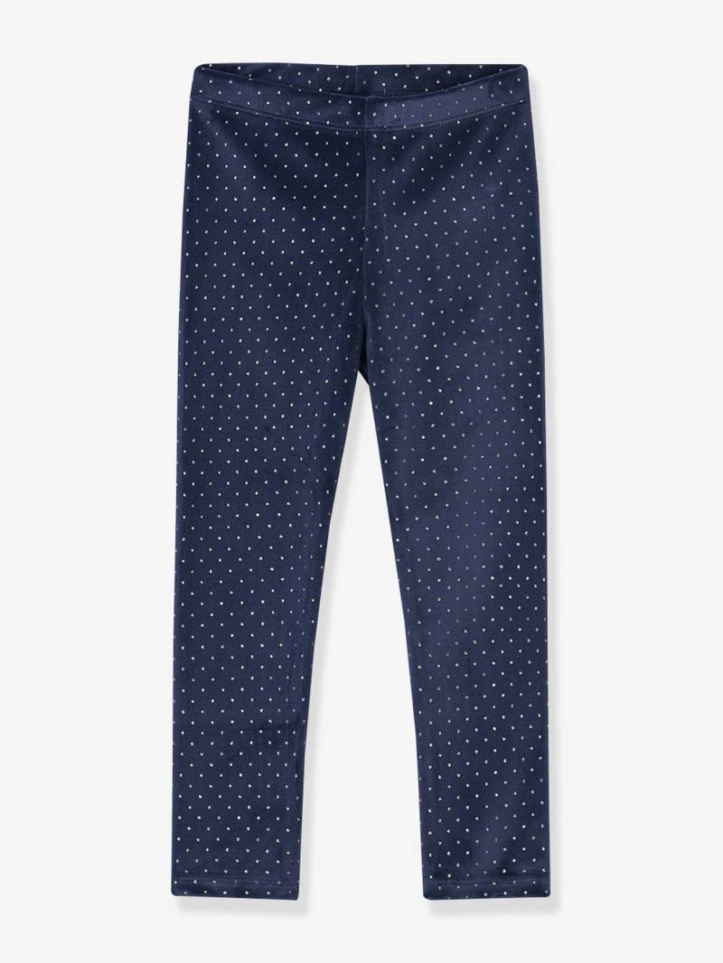 Mädchen Samt-Leggings mit Silber Mayoral von Mayoral