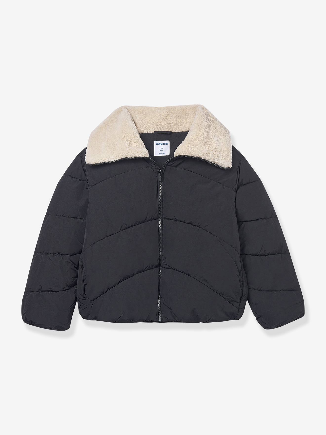 Mädchen Steppjacke mit Webpelz-Kragen Mayoral von Mayoral