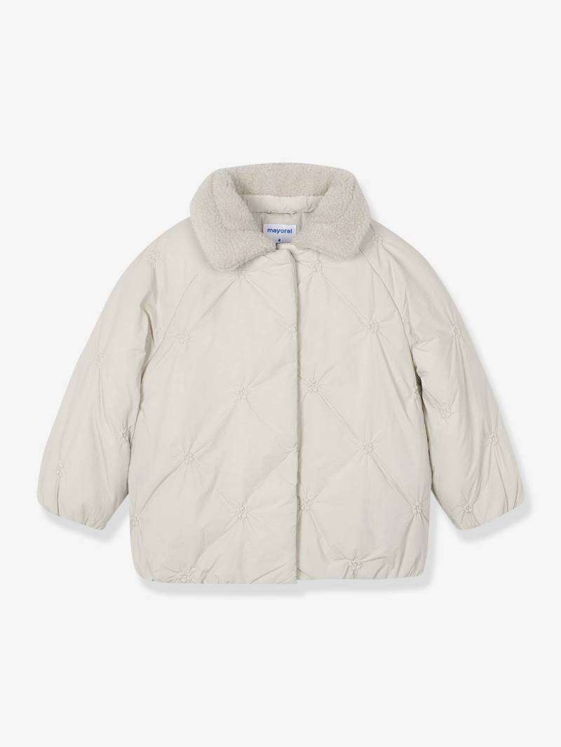 Mädchen Winterjacke mit Teddyfell-Kragen Mayoral sandfarben von Mayoral