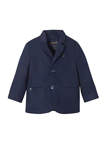 Mayoral 22-01403-021 - Leinen-Blazer für Baby - Jungen 9 Monate (74cm) Marinblau von Mayoral