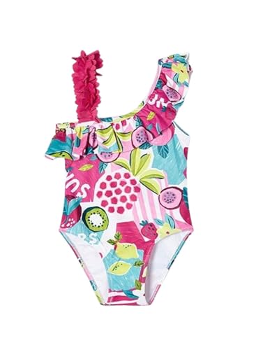 Mayoral Badeanzug für Mädchen – Einteiliger Badeanzug – für den Pool und den Strand für Mädchen von 2 Jahren bis 8 Jahren, fuchsia, 7 Jahre von Mayoral