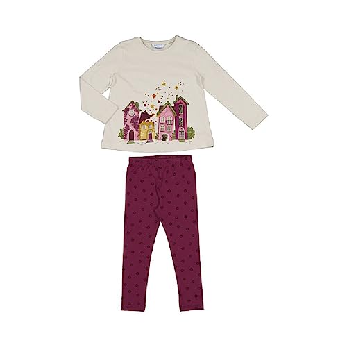 Mayoral Flock Leggings Set für Mädchen Lila 5 Jahre (110cm) von Mayoral