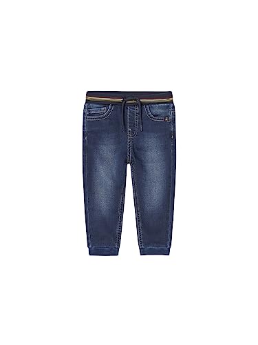 Mayoral Jogger Hose Soft Denim für Baby - Jungen Dunkel 36 Monate (98cm) von Mayoral