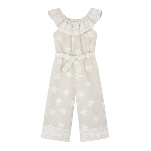 Mayoral Jumpsuit Palmen für Mädchen Leinen mel 7 Jahre (122cm) von Mayoral