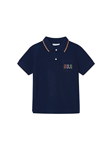 Mayoral K/A Poloshirt Prints für Jungen Marinblau 9 Jahre (134cm) von Mayoral