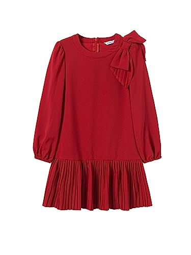 Mayoral Kleid Schleife für Mädchen Rot 14 Jahre (164cm) von Mayoral