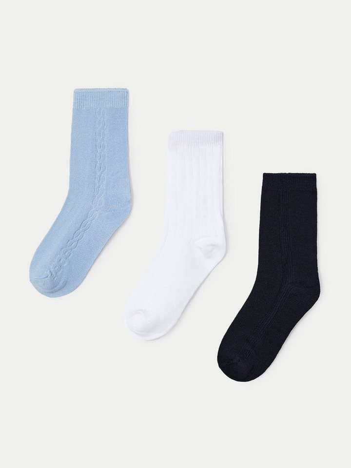 Mayoral Langsocken Mayoral Boy 3er-Set hohe Kindersocken MAYORAL-10705 18 SOAP BUBBLE MIX von Mayoral