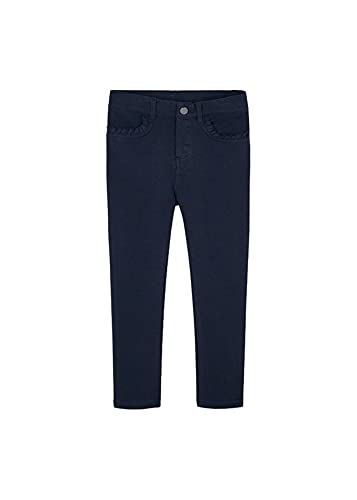 Mayoral Mädchen Sweathose Jeggings Super Skinny Slim fit, Größe:110, Farbe:Marineblau von Mayoral