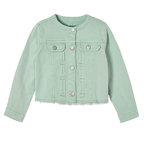 Mayoral - Mädchen Twill/Jeansjacke Langarm, einfarbig, Mint - 3.427, Größe 122 von Mayoral