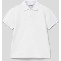 Mayoral Regular Fit Poloshirt mit kurzer Knopfleiste in Weiss, Größe 116 von Mayoral