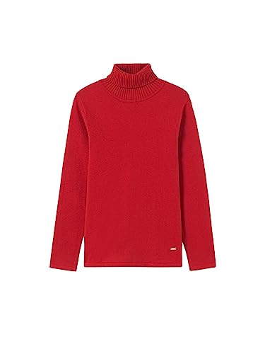 Mayoral Rollkragen Pullover Basic für Mädchen Rot 12 Jahre (152cm) von Mayoral