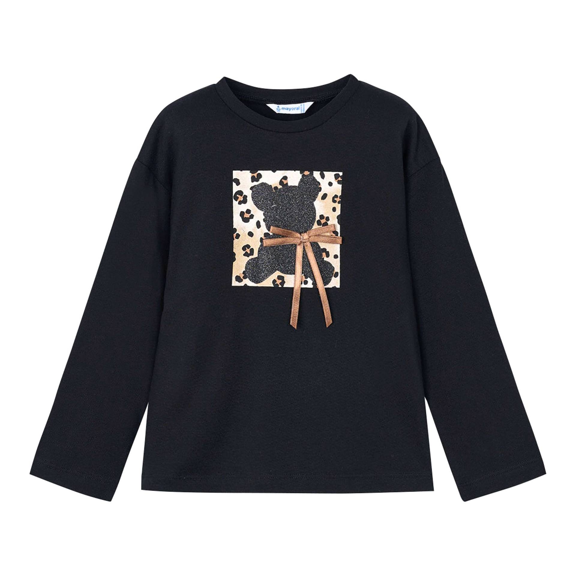 Mayoral Shirt langarm Bär Leoprint von Mayoral