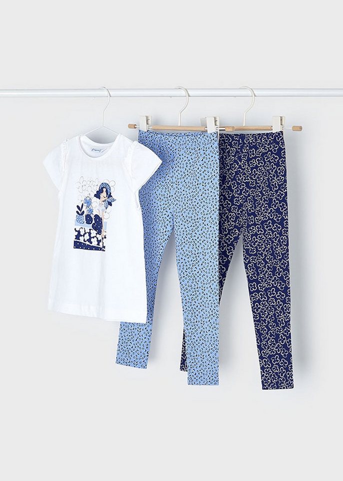 Mayoral Shirt & Leggings Set 3-teilig Mädchen, T-Shirt und 2 Leggings (370840) von Mayoral