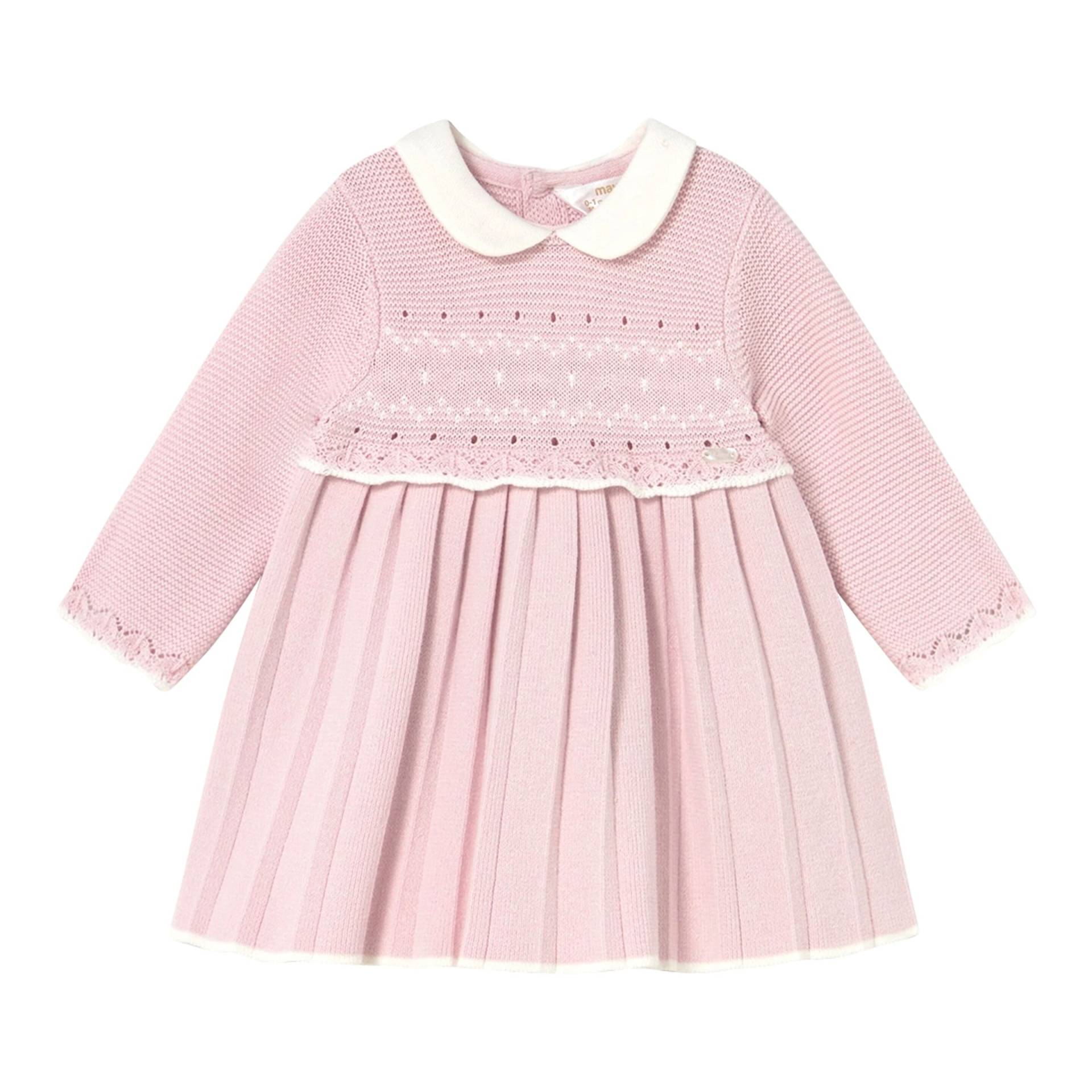 Mayoral Strickkleid langarm mit Bubikragen von Mayoral