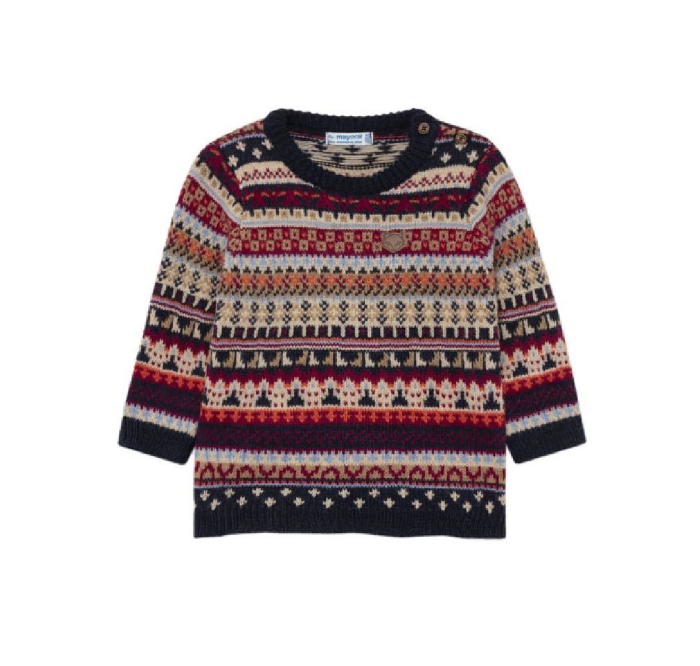 Mayoral Strickpullover Norwegermuster von Mayoral