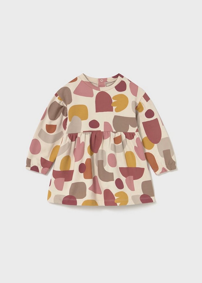 Mayoral Sweatkleid Baby Sweatkleid mit Printmotiv & Raffung (291647) von Mayoral
