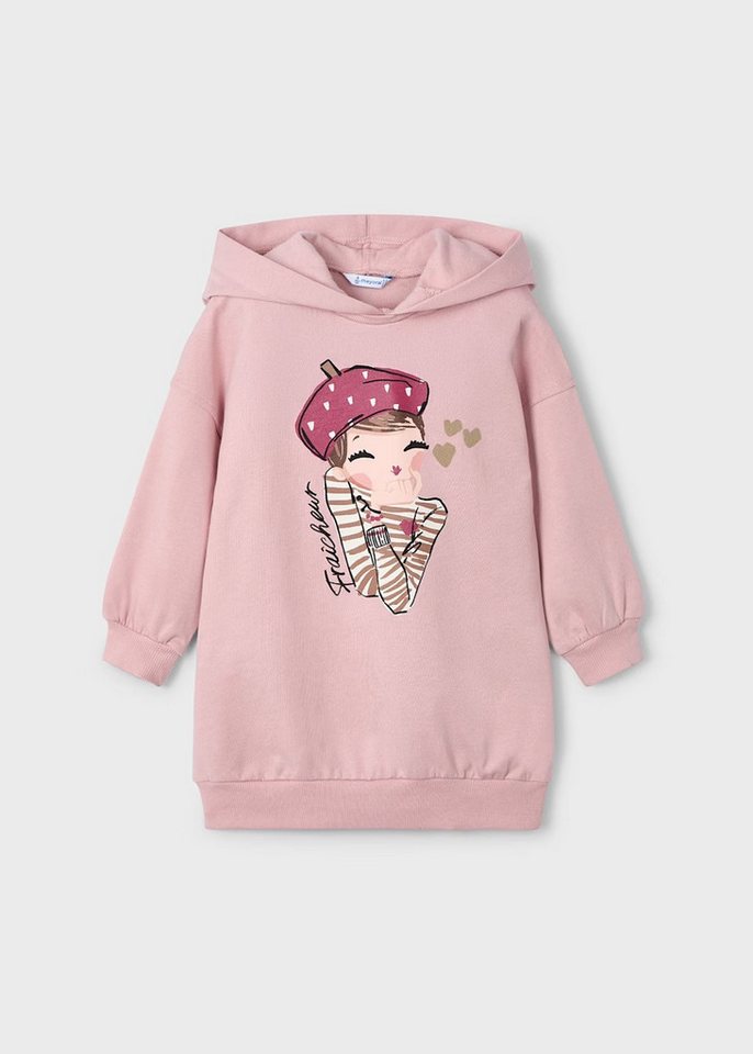 Mayoral Sweatkleid Lässiges Sweatkleid mit Kapuze von Mayoral