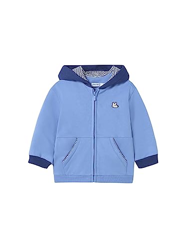 Mayoral Sweatshirt Gesicht für Baby - Jungen Himmelblau 18 Monate (86cm) von Mayoral