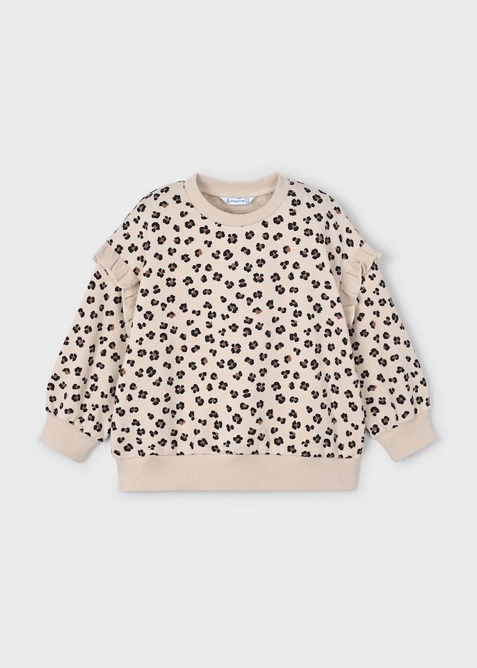 Mayoral Sweatshirt Mädchen Sweatshirt mit Ärmelrüschen (443335) von Mayoral