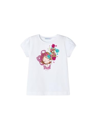 Mayoral T-Shirt Apps für Mädchen Wei-fuchsi 8 Jahre (128cm) von Mayoral