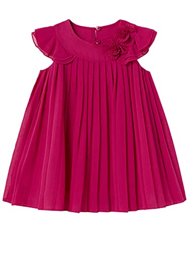 Mayoral - Vestito 20 magenta plisse' von Mayoral