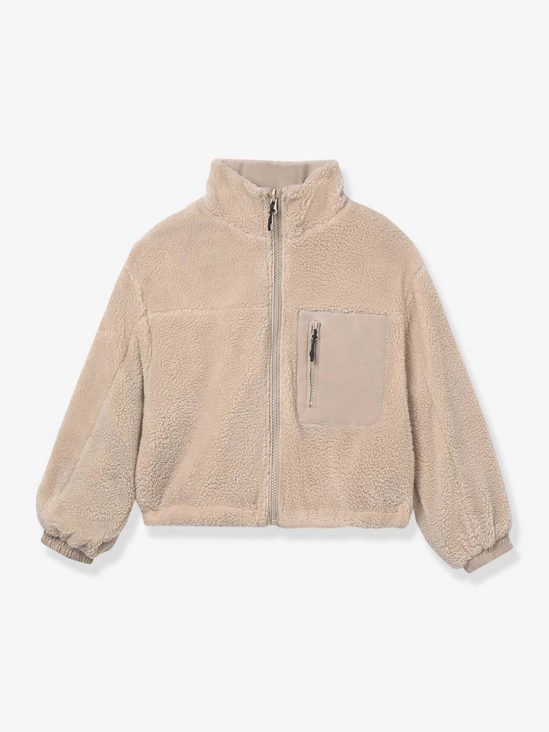 Wendbare Mädchen Teddyfleece-Jacke Mayoral sandfarben von Mayoral