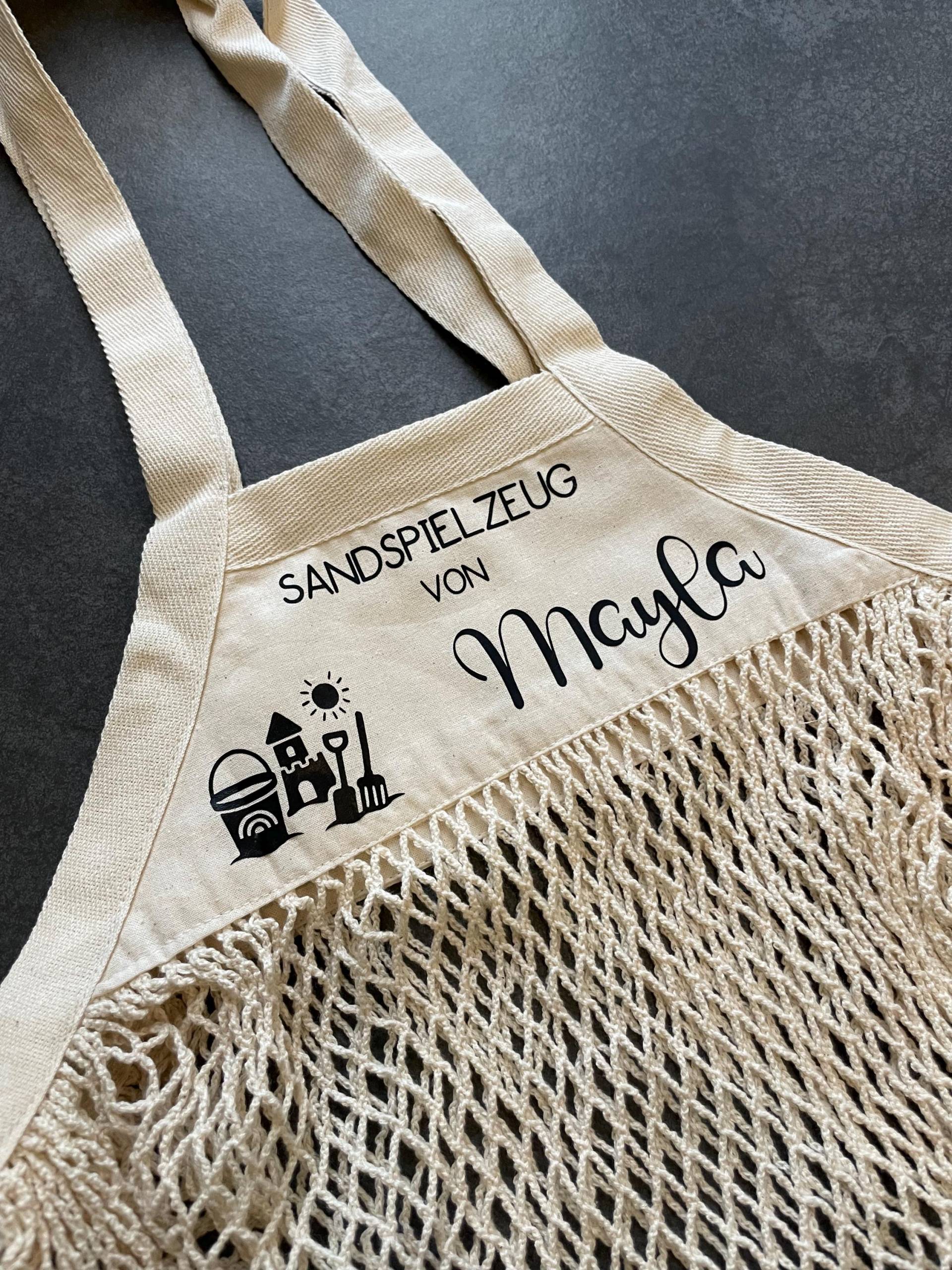 Personalisierter Beutel Für Sandspielzeug Personalisierter Beutel Für Sandspielzeug von MayplotDesignStudio